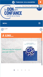 Mobile Screenshot of donenconfiance.org