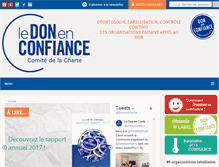 Tablet Screenshot of donenconfiance.org